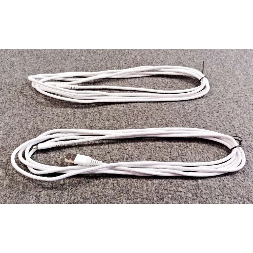 10FT Long USB Cable For iPhone 5 6 7 8 Plus X XS Max XR 11 12 Mini Set of 2